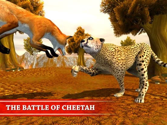Изображение игры: Wild Cheetah Simulator Game - Animals Survival 3d