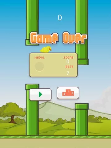 Изображение игры: fly bird hd
