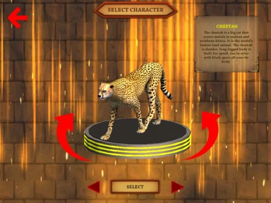Изображение игры: Wild Cheetah Simulator Game - Animals Survival 3d
