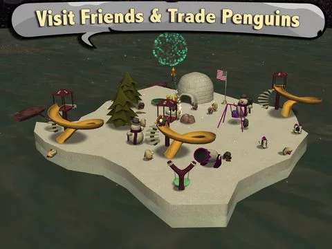 Изображение игры: Penguin Village