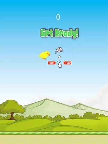 Изображение игры: fly bird hd