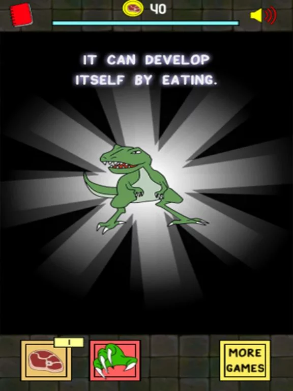 Изображение игры: Dinosaur Evolution | Tap Meat of the Crazy Mutant Clicker Game