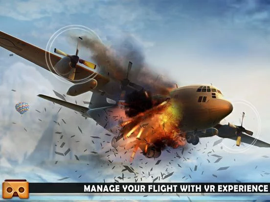 Изображение игры: VR Airplane Flight Sim 2017