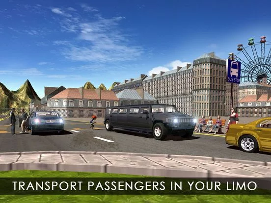 Изображение игры: City Limo Taxi Driving Simulator
