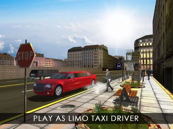 Изображение игры: City Limo Taxi Driving Simulator