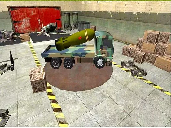 Изображение игры: Military Cargo Transport: Army War Missile Cargo Truck Driving & Parking 3D