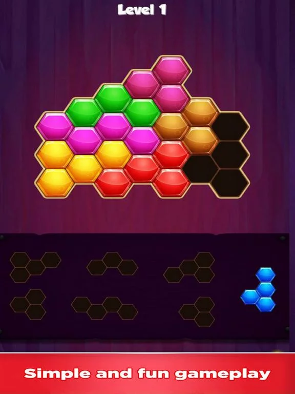 Изображение игры: Block Hexagon 1010 Fun