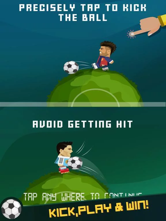 Изображение игры: Circular Soccer - Around The World Football Game