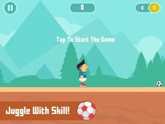 Изображение игры: Super Football Jump - Kicking & Juggling Arcade Game
