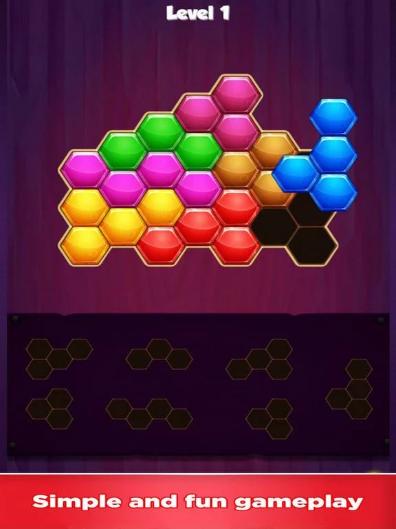Изображение игры: Block Hexagon 1010 Fun