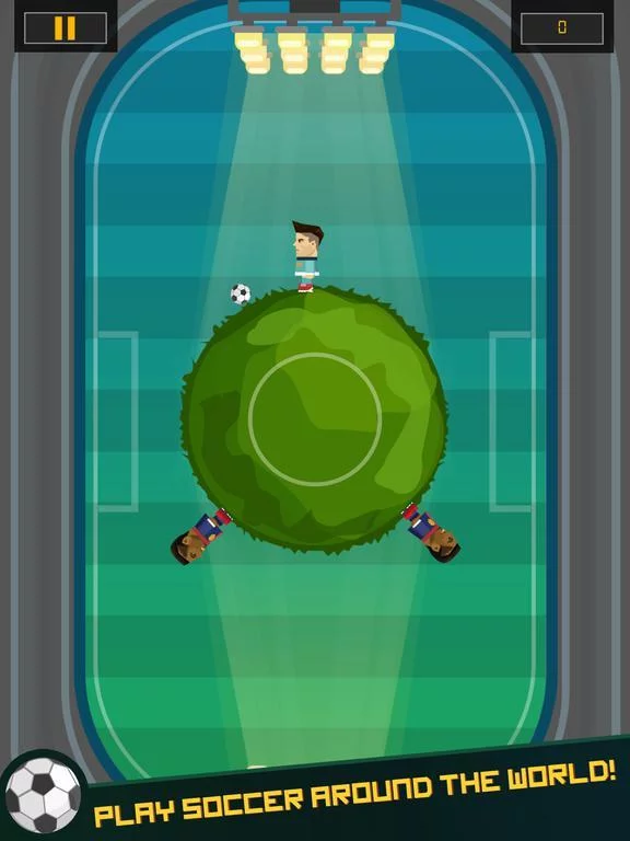 Изображение игры: Circular Soccer - Around The World Football Game