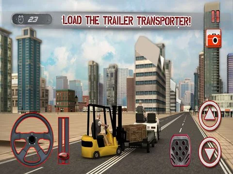 Изображение игры: Real car transporter cargo helicopter simulator