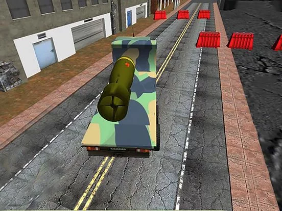 Изображение игры: Military Cargo Transport: Army War Missile Cargo Truck Driving & Parking 3D