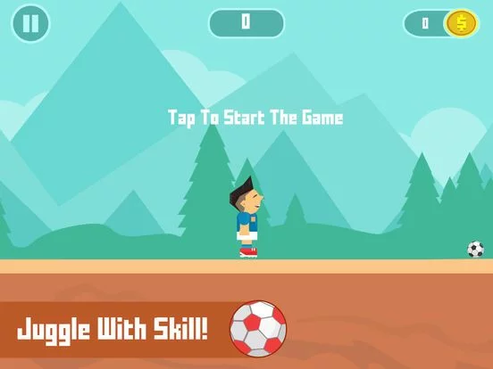 Изображение игры: Super Football Jump - Kicking & Juggling Arcade Game