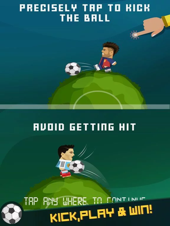 Изображение игры: Circular Soccer - Around The World Football Game