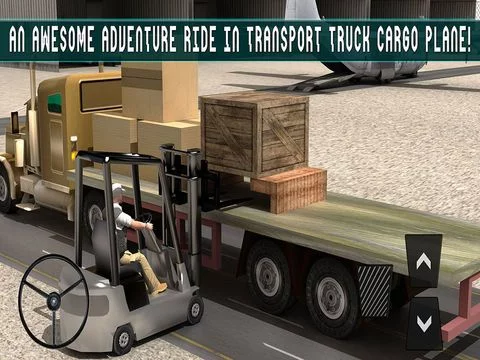 Изображение игры: Transport Truck Cargo Plane 3D