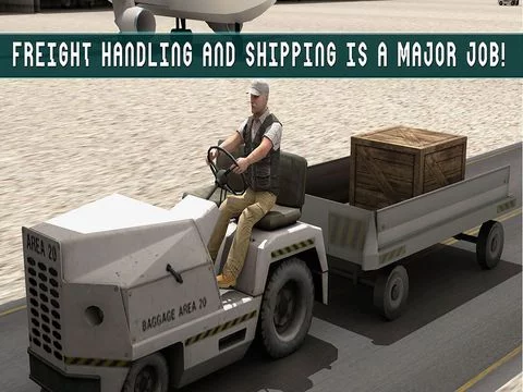 Изображение игры: Transport Truck Cargo Plane 3D