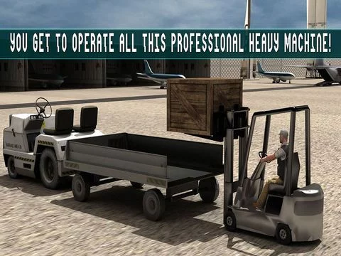 Изображение игры: Transport Truck Cargo Plane 3D