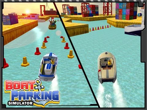 Изображение игры: Boat Parking Simulator ( 3D Driving Game )
