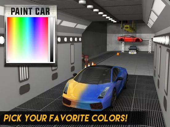 Изображение игры: Multi-Level Sports Car Parking Simulator 2: Auto Paint Garage & Real Driving Game