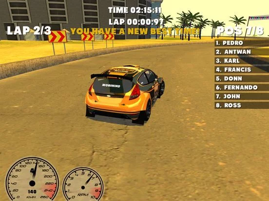 Изображение игры: Super Rally Championship