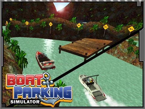 Изображение игры: Boat Parking Simulator ( 3D Driving Game )