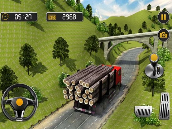 Изображение игры: Off-Road Big Rig Truck Simulator 3D Driving School