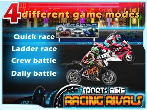 Изображение игры: Sports Bike Racing Rivals