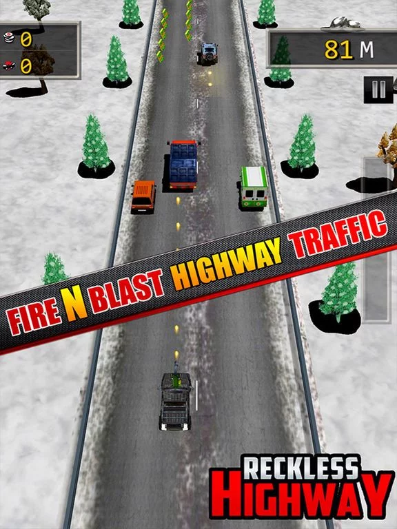 Изображение игры: Reckless Highway - 3D Shooting And Racing Game