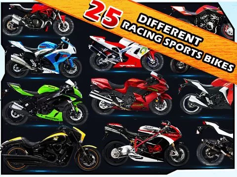 Изображение игры: Sports Bike Racing Rivals