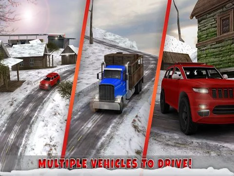 Изображение игры: Winter Highway Truck Driver Rush 3D Simulator