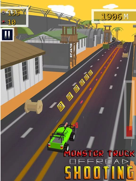 Изображение игры: Monster truck Offroad Shooting - Top Racing Game