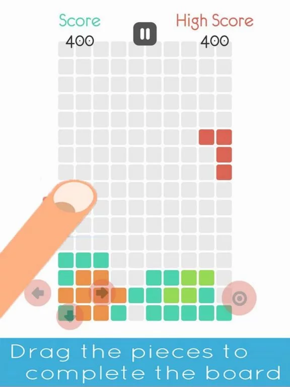 Изображение игры: Drop Color Brick Game