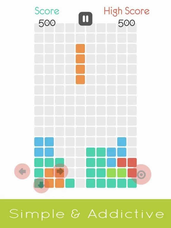 Изображение игры: Drop Color Brick Game