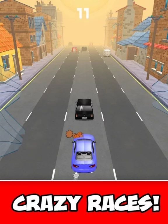Изображение игры: Crash Car Traffic Game
