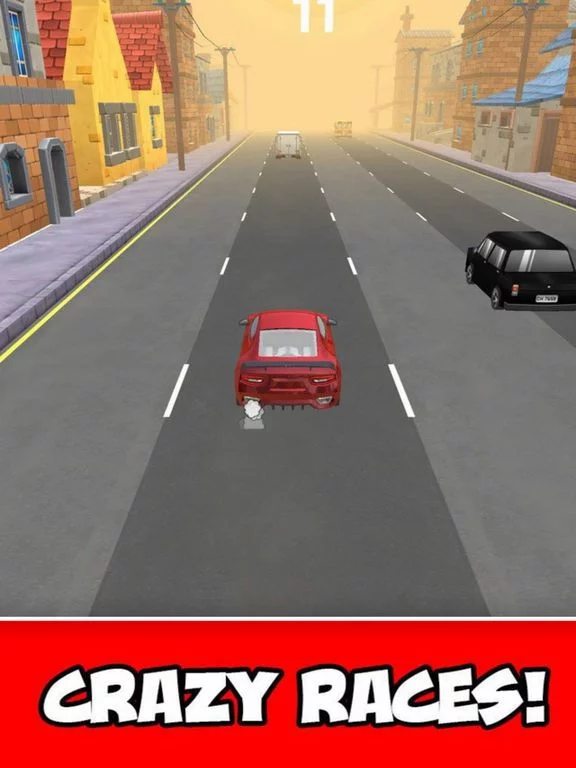 Изображение игры: Crash Car Traffic Game