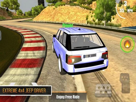 Изображение игры: Hill Driving: 3D Jeep Simulato