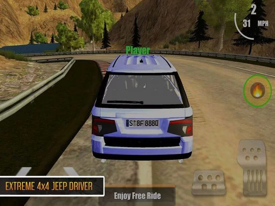 Изображение игры: Hill Driving: 3D Jeep Simulato