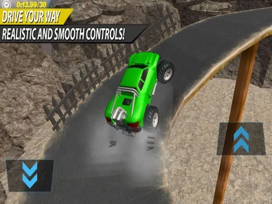 Изображение игры: 4x4 Car Climb Racing