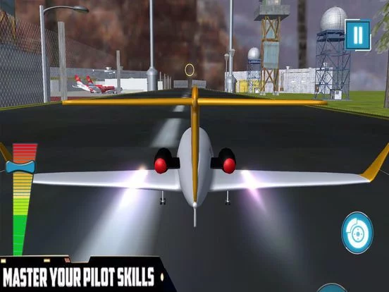 Изображение игры: Airplane Flying Pilot Sim