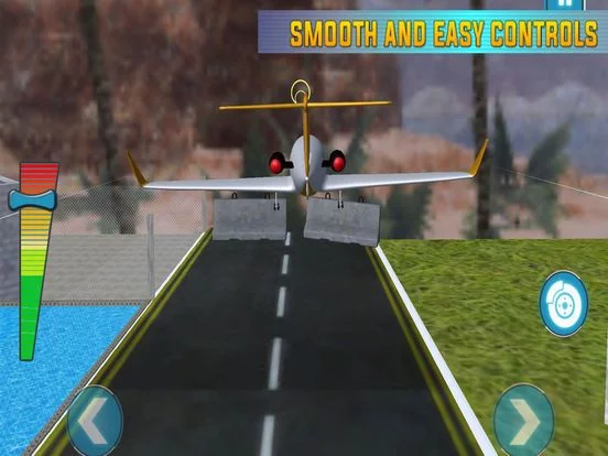 Изображение игры: City Airplane Flight Driving