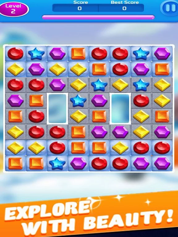 Изображение игры: Gems Match Mission