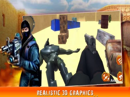Изображение игры: Commando Fire Shooting
