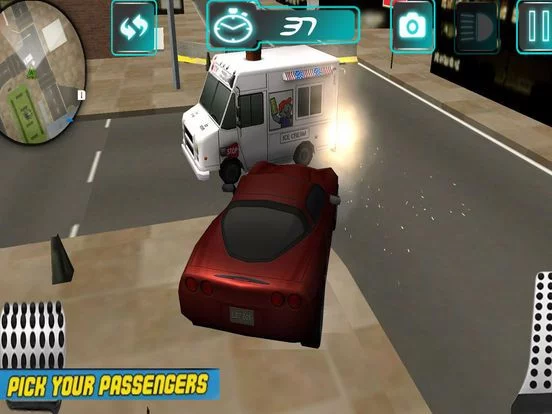 Изображение игры: City Taxi Car Driving
