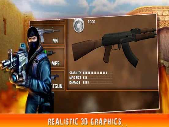 Изображение игры: Commando Fire Shooting