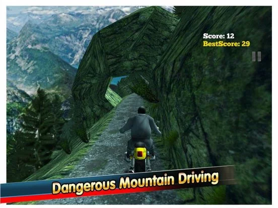 Изображение игры: Moto Mountain Hill Road
