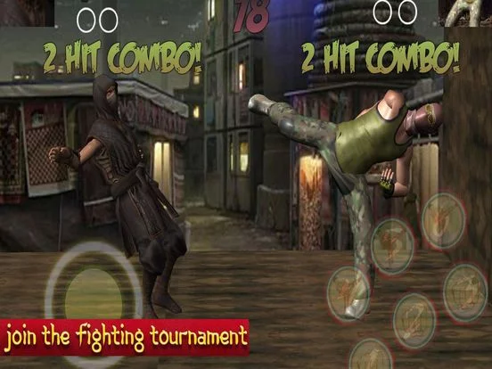 Изображение игры: Kungfu Ninja Fighting