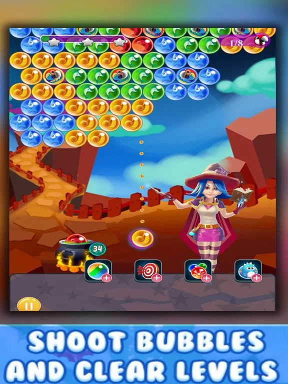 Изображение игры: Bubble Land Adventure