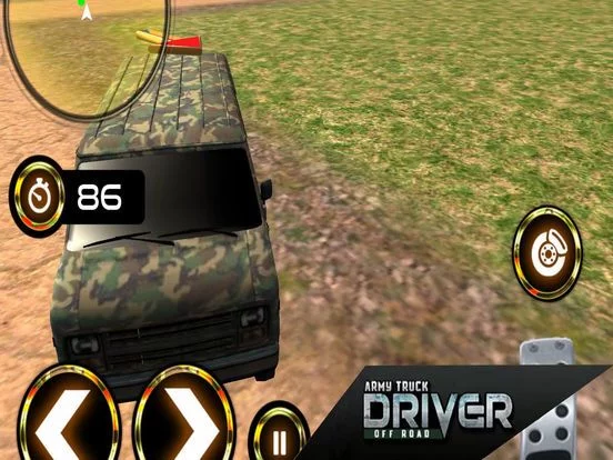 Изображение игры: Army Truck Offroad Driving Tra