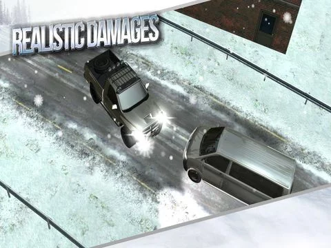 Изображение игры: Winter Traffic Car Driving 3D